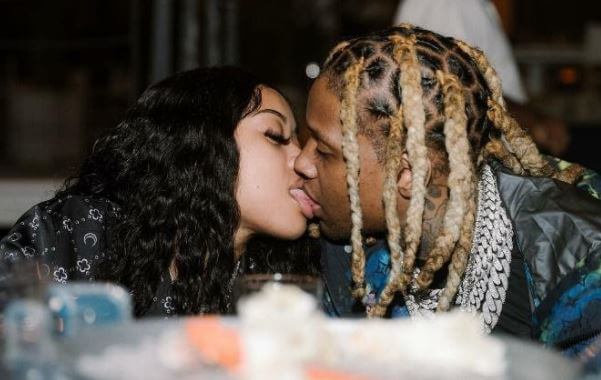 India Royale with her husband Lil Durk.